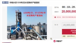 跌價了？又一熟料產能指標掛牌出讓！