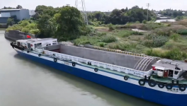 “長興南方-德清南方”水泥熟料運輸航線啟動